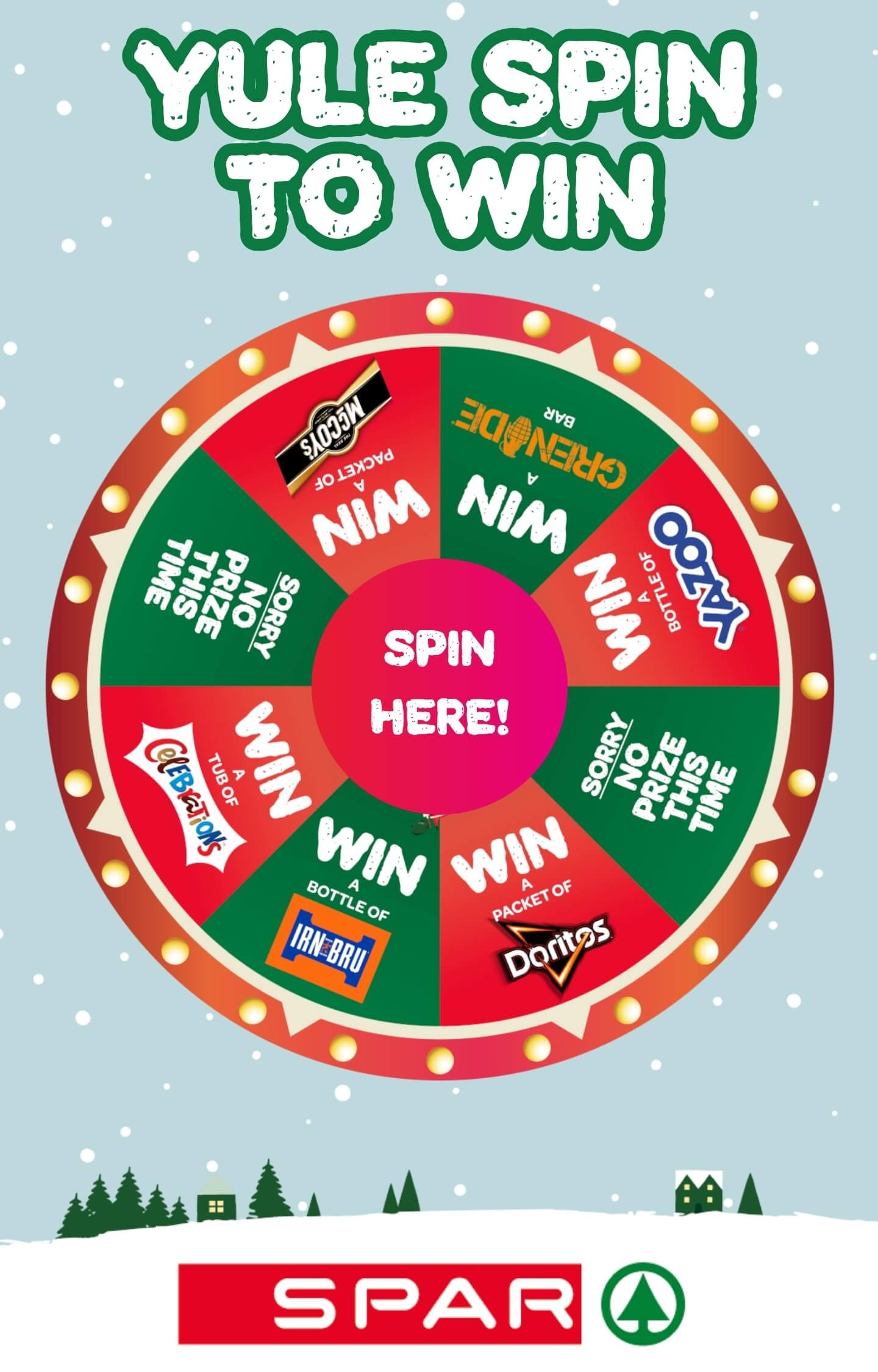 Spar Christmas spin game