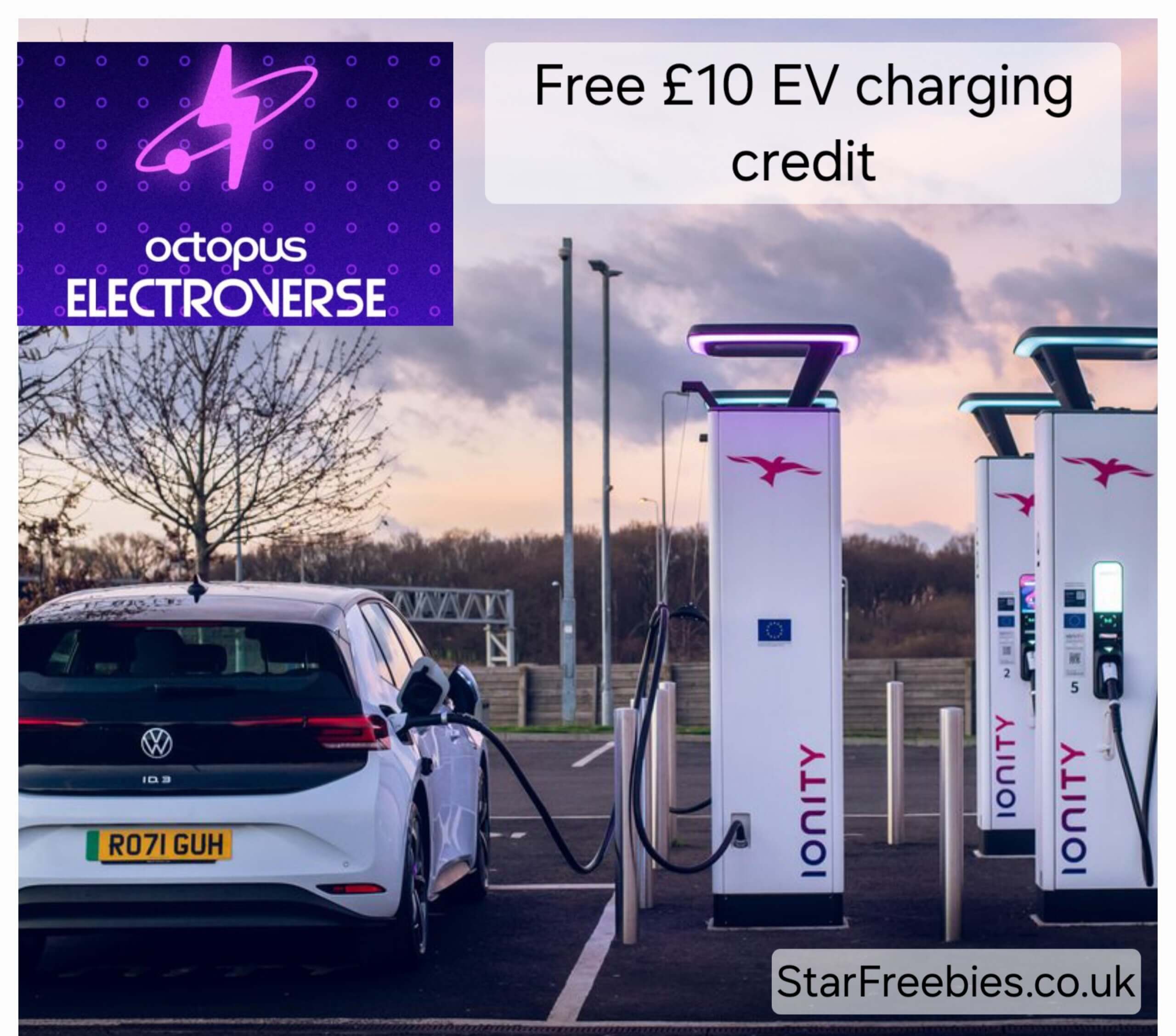 Free £10 Electric Vehicle charging credit - Electroverse