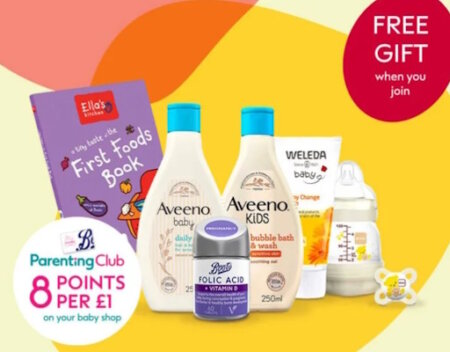 Free AVEENO & other baby freebies [Boots Parenting Club]