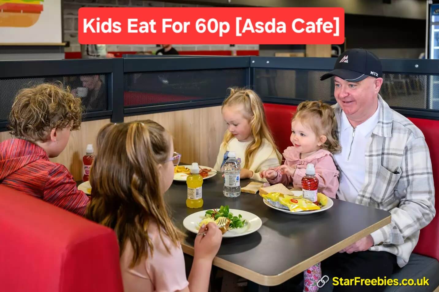 Kids eat for 60p Asda cafe