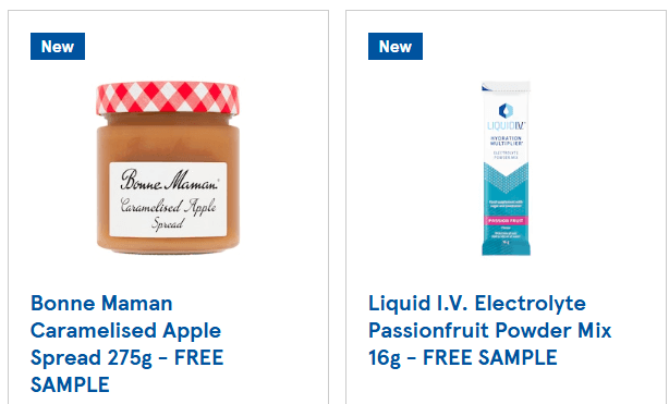 Free Tesco samples online