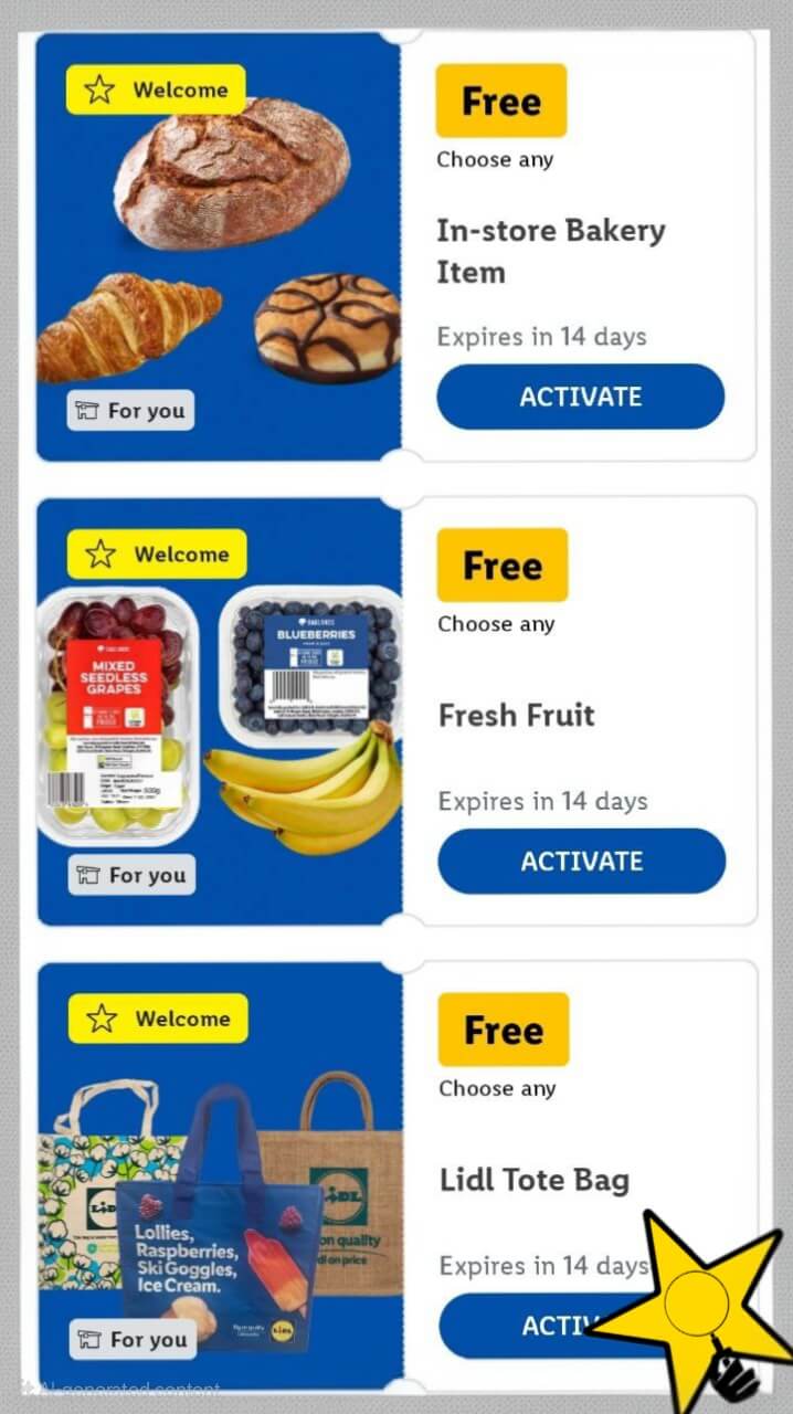Lidl freebies