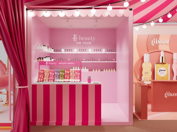 H Beauty Tour 2025 circus tent