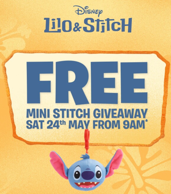 free lilo stitch keychain - smyths