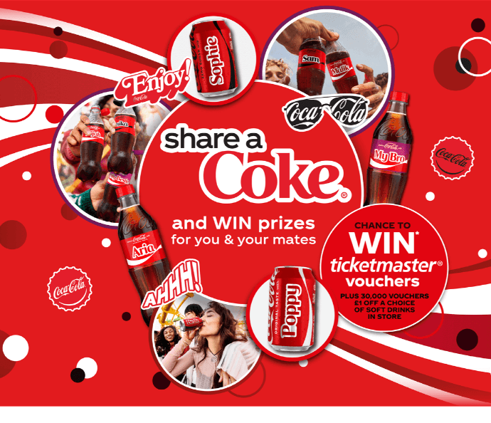 Coke spin to win competition