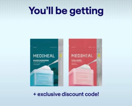 Free MediHeal toner pads samples