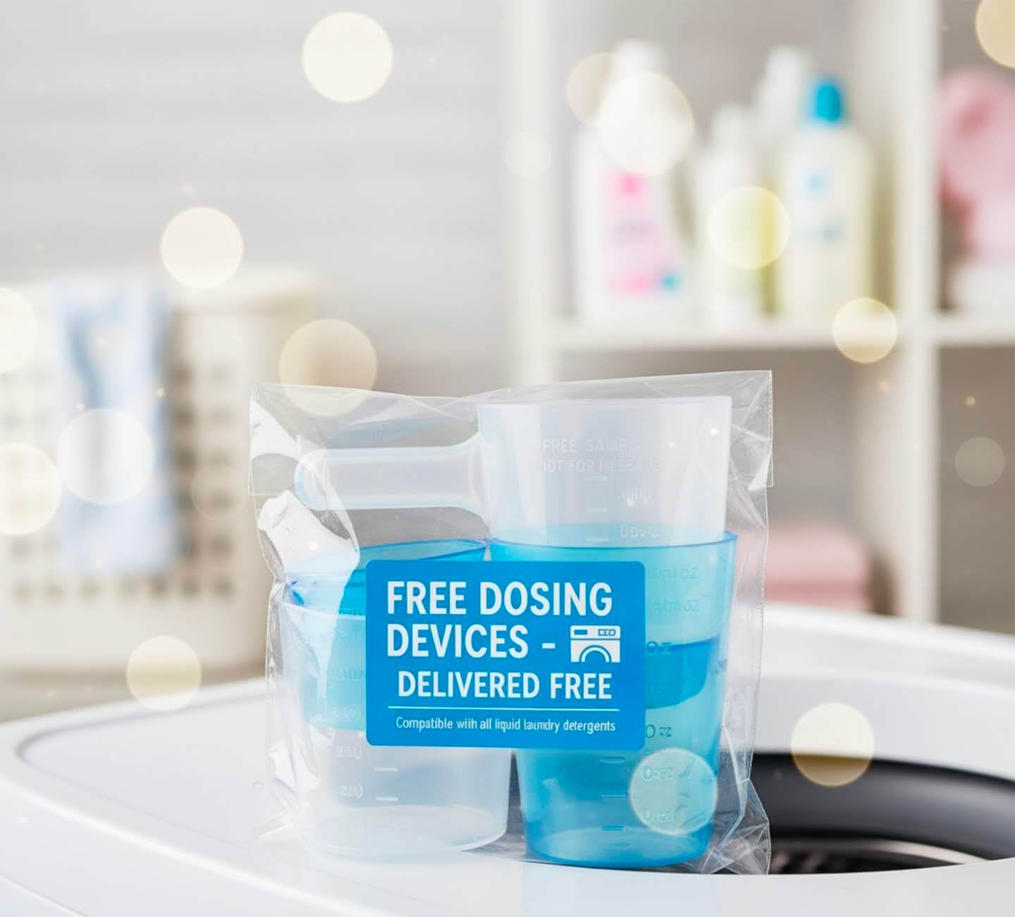 Free laundry dosing device