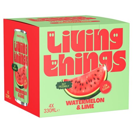 Free Living Things Prebiotic Soda 4 pack [Tesco - cashback]
