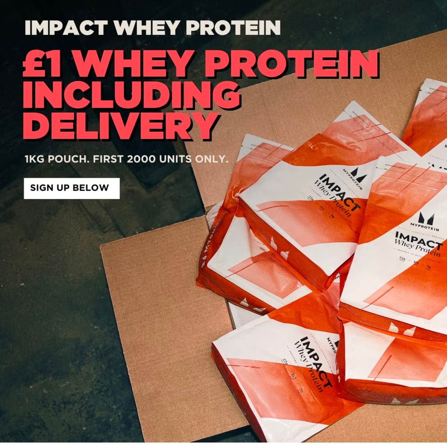 £1 MyProtein whey