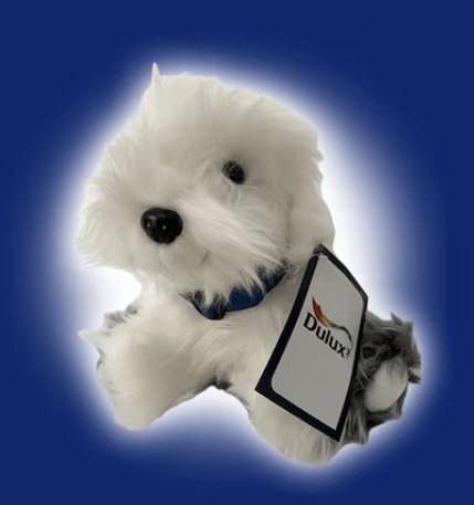 Dulux cuddly toy