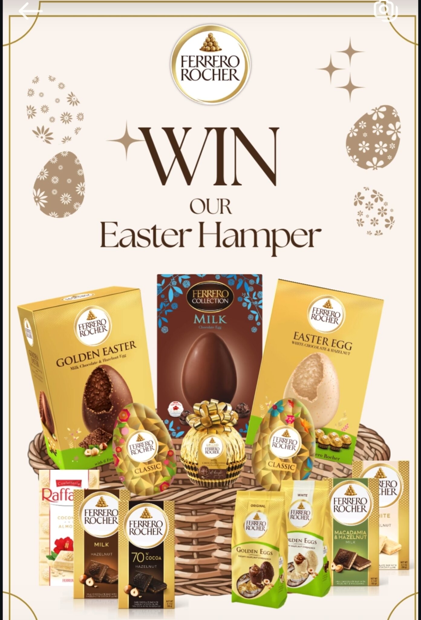 Chance to win a Ferrero Easter Hamper ⋆ Star Freebies