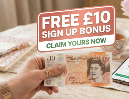Free £10 sign up bonus [Cashback UK]