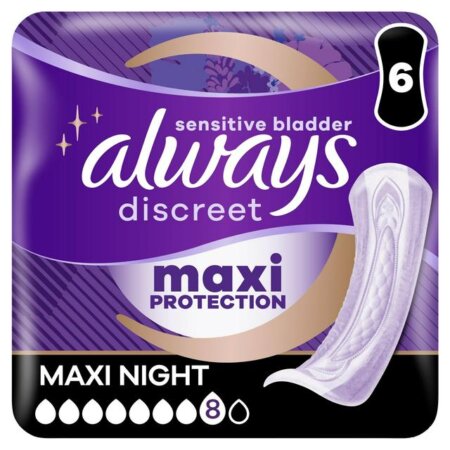 Chance to get (1 of 600) Always Discreet Maxi Night