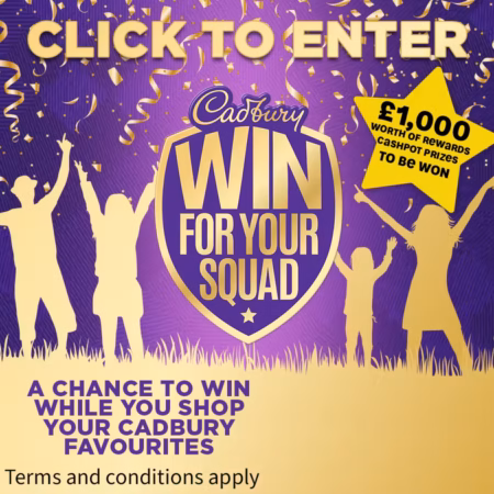 Chance to win from £1000 worth of Asda cashpot prizes