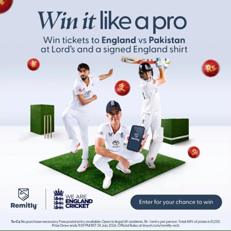 Chance to win England cricket merch & tickets