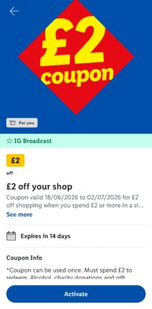 Free £2 Lidl Voucher (500 available)