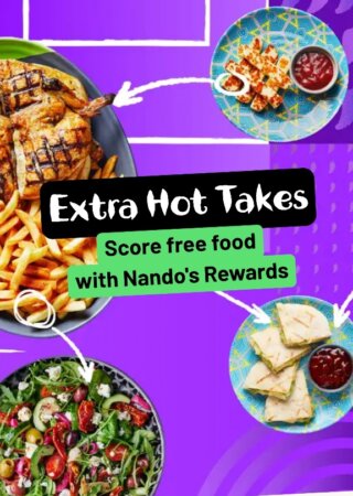 Chance to win free Nandos food