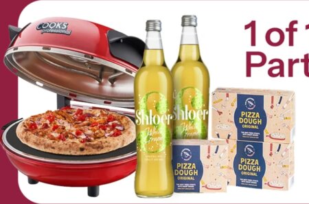 Chance to win (1 of 100) Pizza Party Bundles