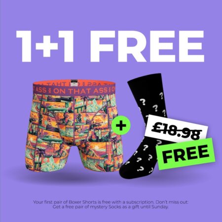 Free Boxer Shorts + free socks (worth £18.98) [free trial]