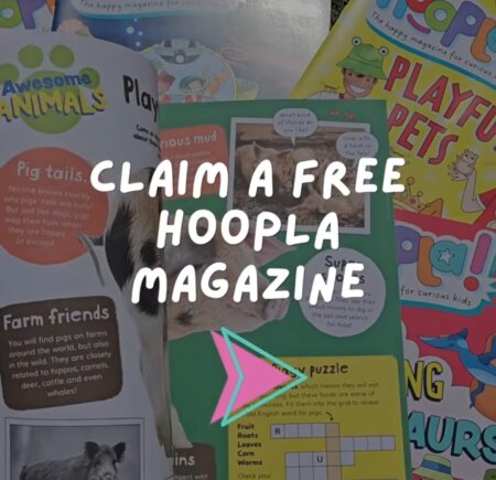Free Hoopla kids magazine (first 150)