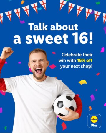 Free 16% off Lidl (10k available)
