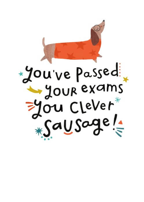 Free Exam Results Card (delivered free) [Moonpig]