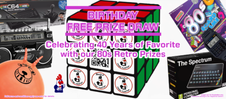 Chance to win from 1986 retro prizes
