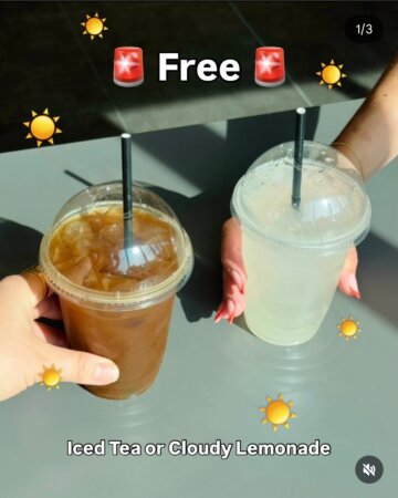 Free Iced Tea / Lemonade [Asda Cafe - 13 Aug]
