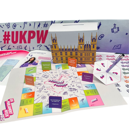 Free UK Parliament Craft Kit with stickers