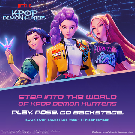 Free K-Pop Demon Hunters Poster [Smyths - 5 Sept]