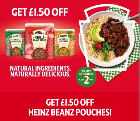 £1.50 off Heinz Beans coupon