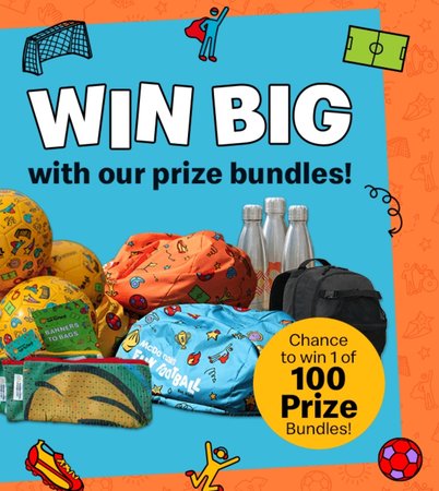 Chance to win (1 of 100) Fun Football bundles