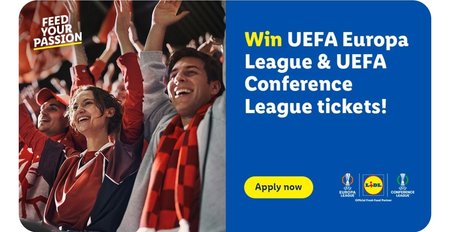 Chance to win a pair of UEFA match tickets (140 available)