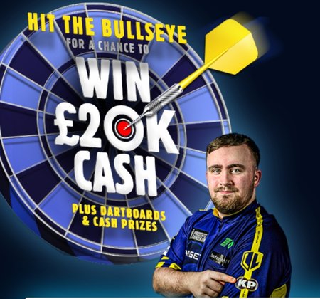 Chance to win (1 of 200) £20 cash + £20k