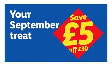 Free £5 off Lidl Sept Treat (select accounts)