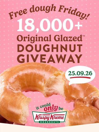 Free OG Doughnut on Friday (20,000 available)