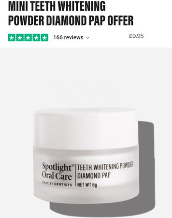 Free Teeth Whitening Powder (worth £9) delivered free