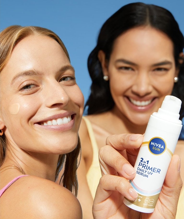 Free Nivea Sun 2 in 1 Primer SPF 50+ samples