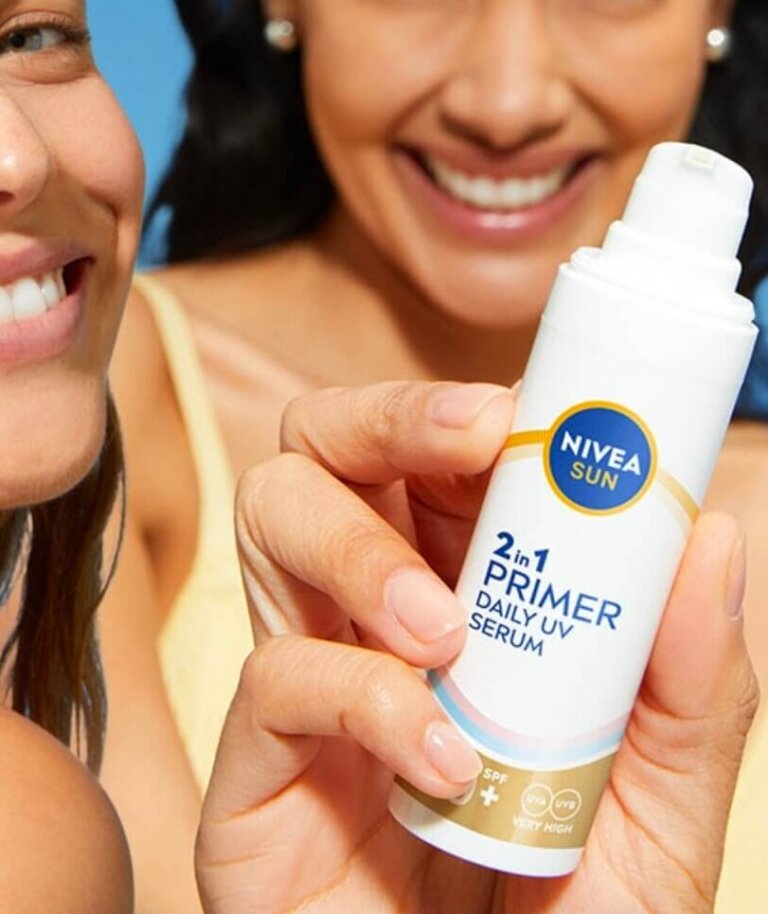 Free Nivea Sun 2 in 1 Primer SPF 50+ samples