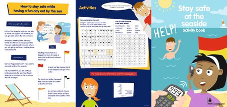 Free beach safety activity book for kids (delivered free)