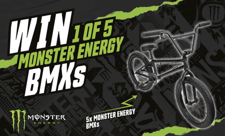 Chance to win (1 of 5) Monster BMX bikes