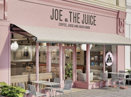 Free coffee at Joe & The Juice