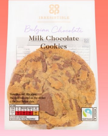 Free Irresistible Milk Chocolate Cookies [Three]