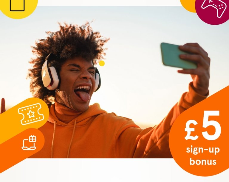 Free £5 sign up bonus + £12 a month
