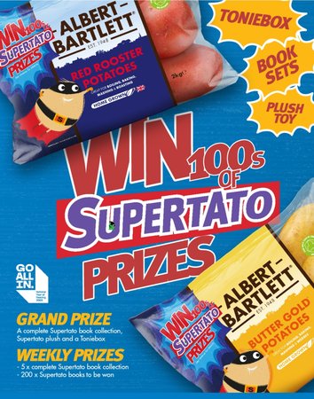 Chance to win from 100s of Supertato prizes