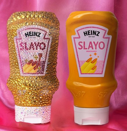 Chance to win Slayo bottle and a limited-edition bedazzled bottle of Heinz