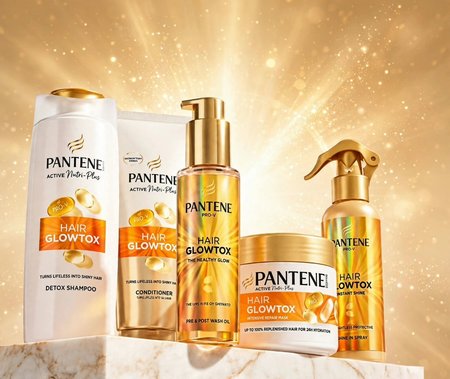 Chance to get (1 of 1200) free Pantene Hair Glowtox bundle