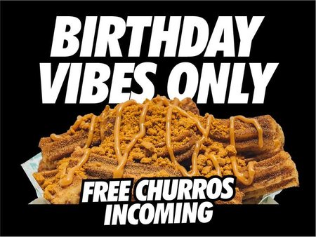 Free Churros (worth £5.50) [Wingstop]