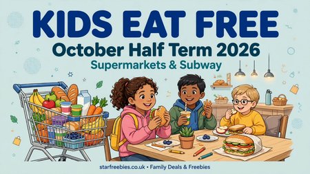 Where Kids Eat Free October 2026: Tesco, Asda, Morrisons, Subway