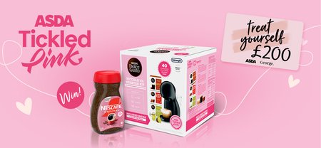 Chance to win Pink Coffee Bundle + £200 Asda voucher